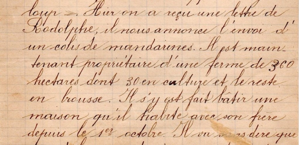 correspondance privée